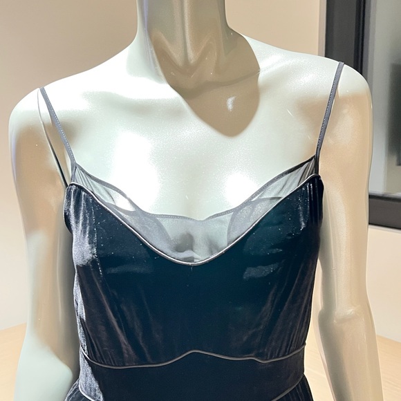 Timo Weiland Black Velvet Dress - Picture 2 of 6